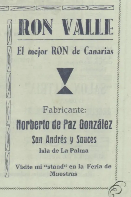 Programa Bajada de La Virgen, 1945.